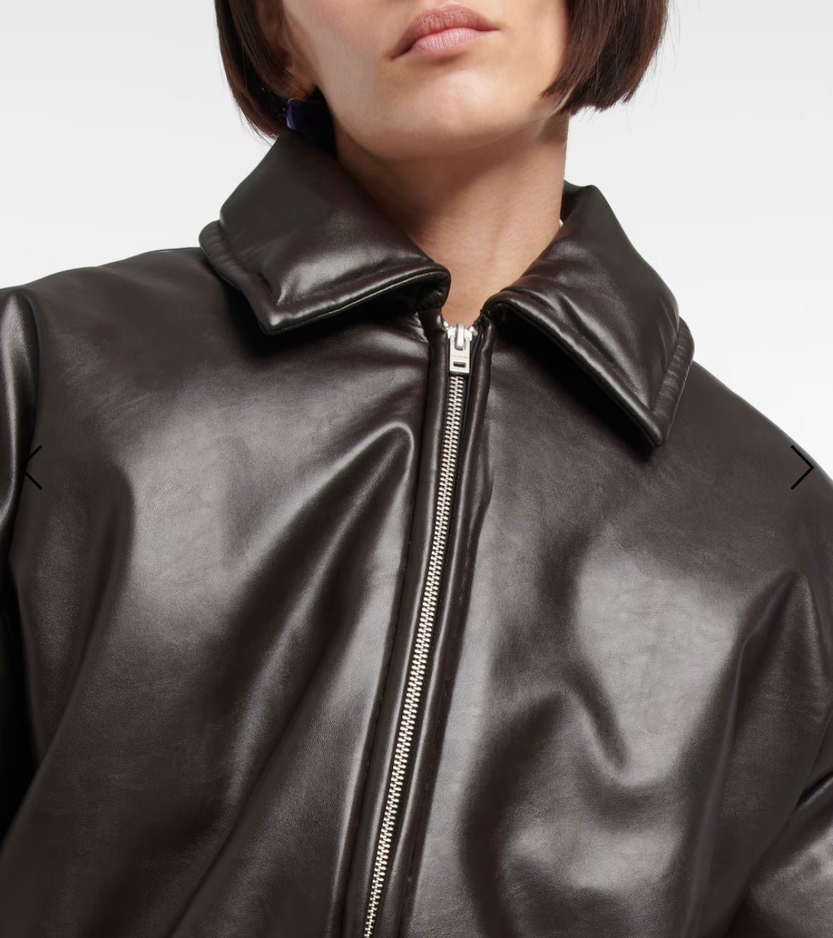 Die Hailey Bieber Oversized PU-Lederjacke