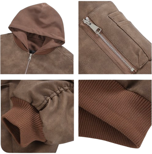 Virale leather jacket