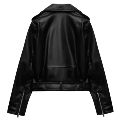 Trendy leather jacket