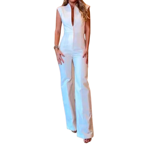 Exklusiver Weißer Jumpsuit – Eleganz trifft auf Stil